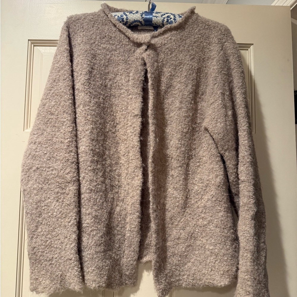 Christina Lehr Textured Beige Knit